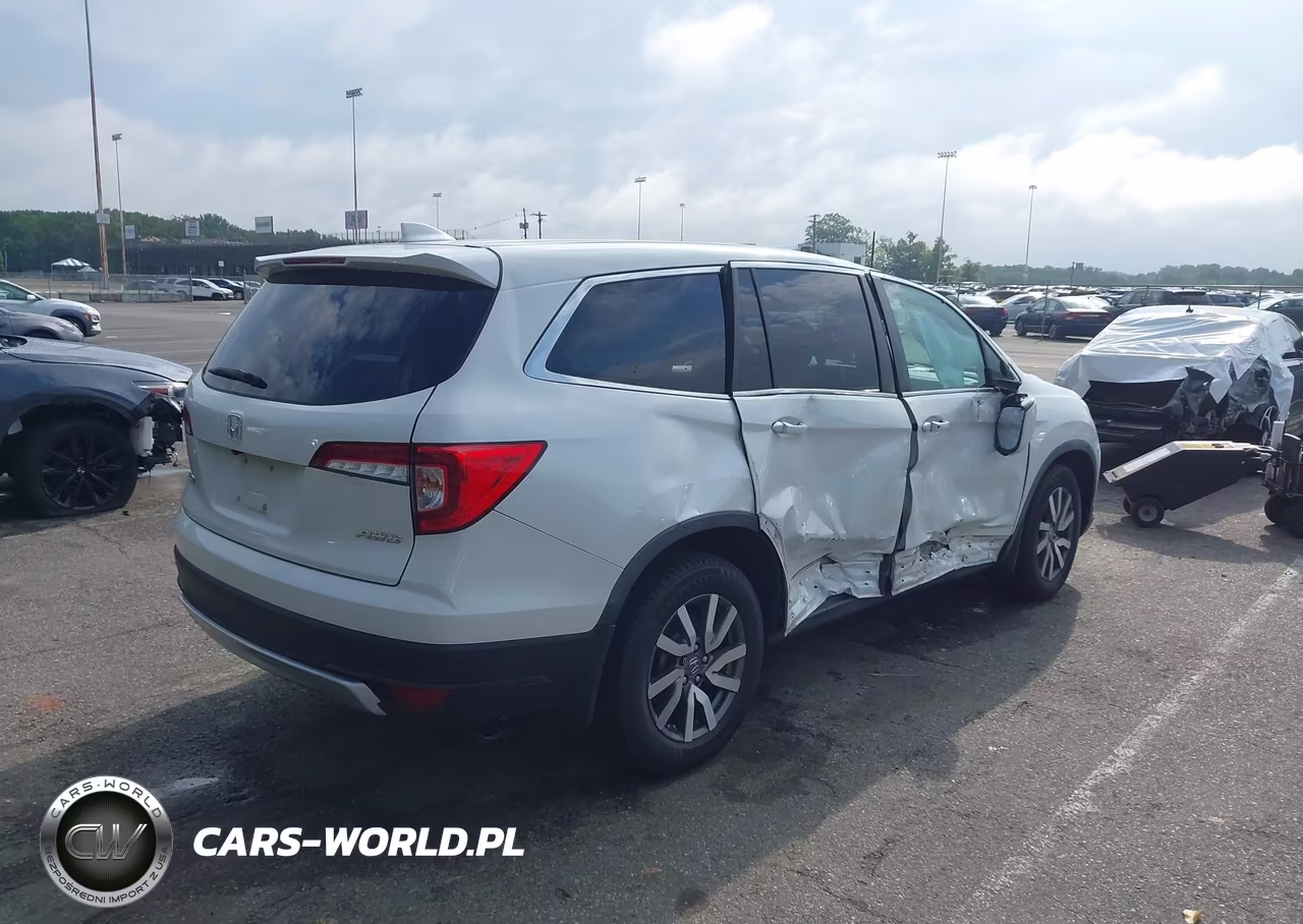 2020 Honda Pilot Awd Ex-L VIN:5FNYF6H52LB002620 - 4