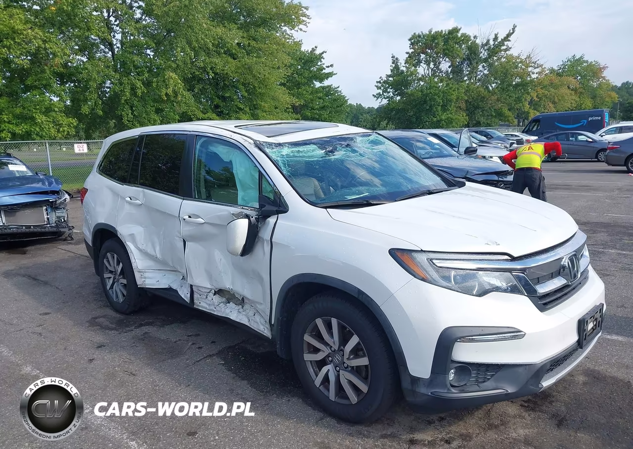 2020 Honda Pilot Awd Ex-L VIN:5FNYF6H52LB002620 - 6