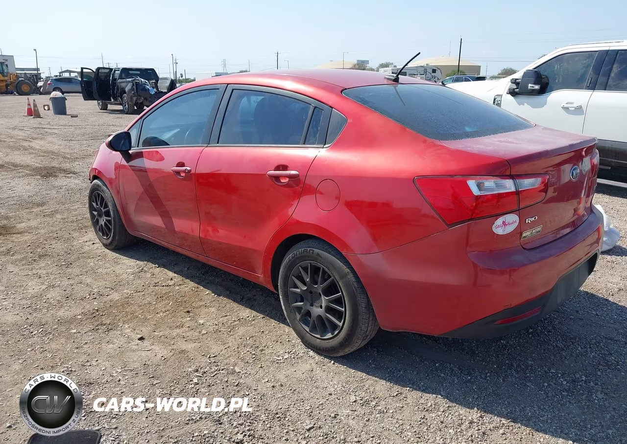 2014 Kia Rio Lx VIN:KNADM4A31E6405713 - 3