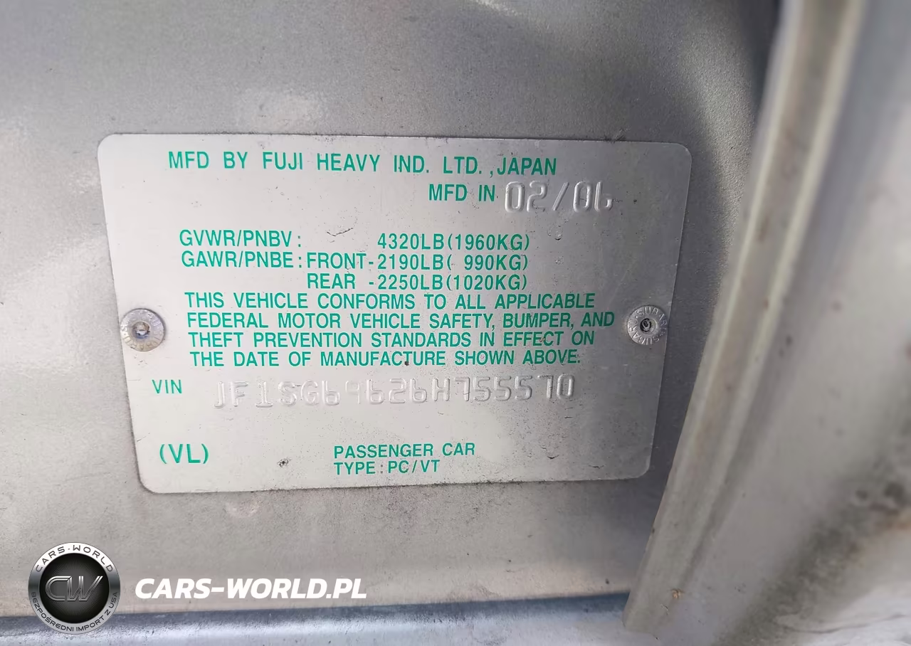 2006 Subaru Forester 2.5Xt Limited VIN:JF1SG69626H755570 - 9