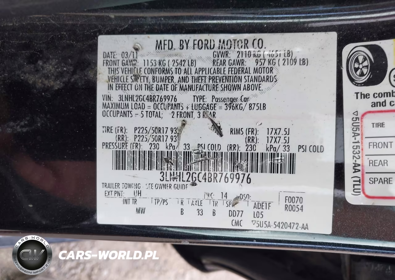 2011 Lincoln Mkz VIN:3LNHL2GC4BR769976 - 9