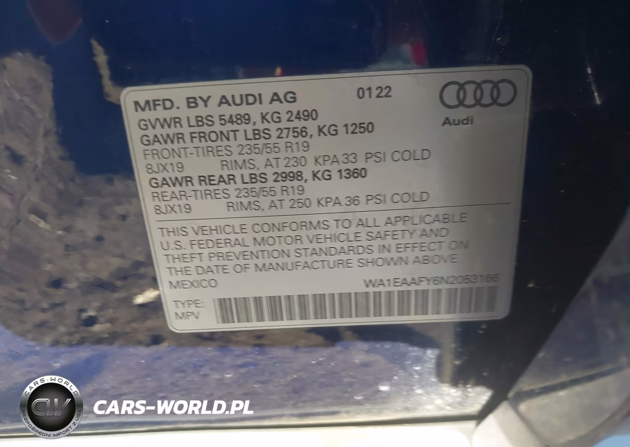 2022 Audi Q5 Premium Plus 45 Tfsi S Line Quattro S Tronic VIN:WA1EAAFY6N2053166 - 9