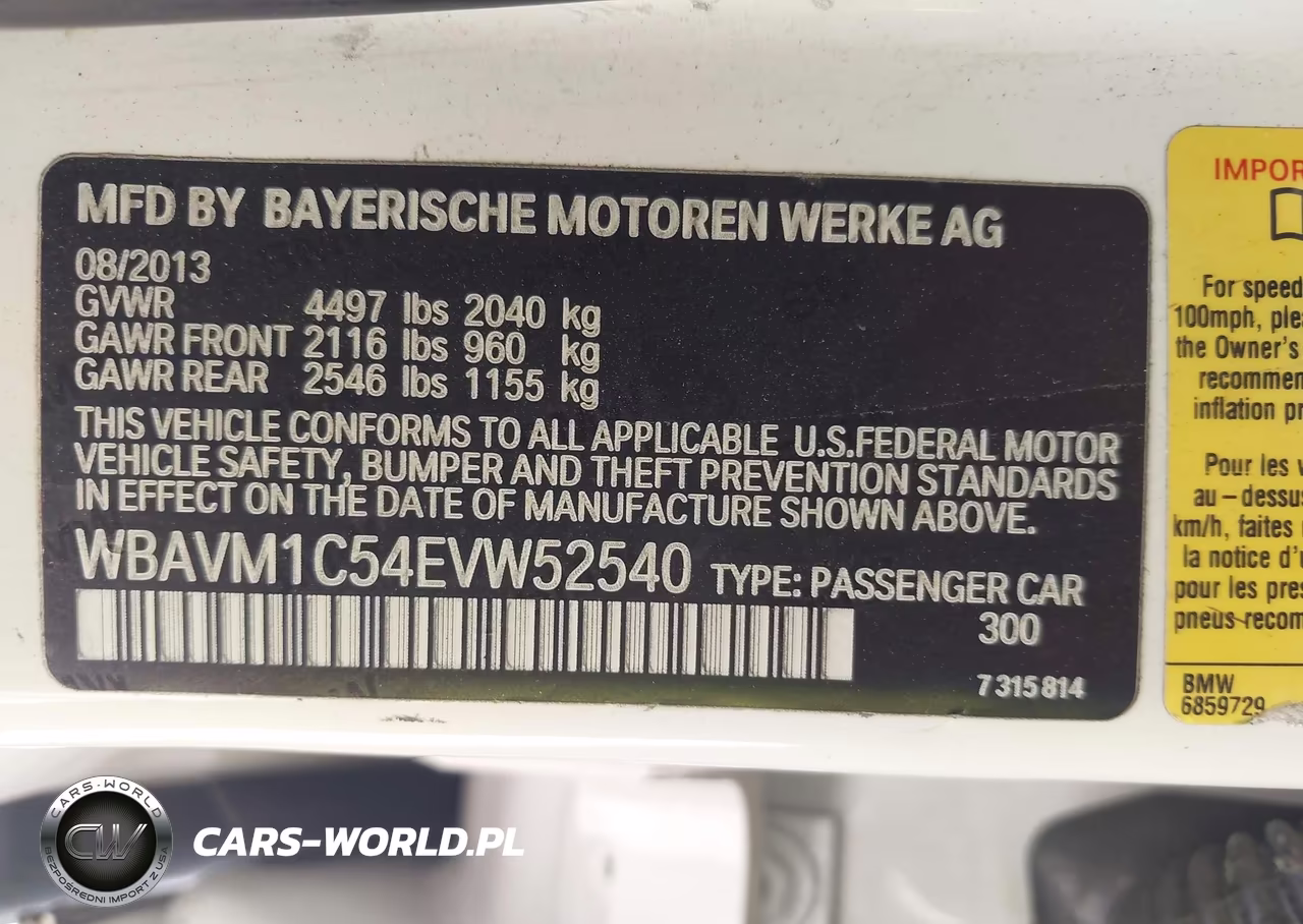 2014 BMW X1 Sdrive28I VIN:WBAVM1C54EVW52540 - 9