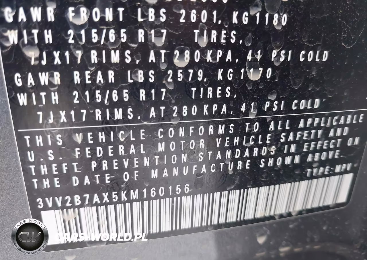 2019 Volkswagen Tiguan 2.0T Se-2.0T Sel-2.0T Sel R-Line-2.0T Sel R-Line Black VIN:3VV2B7AX5KM160156 - 9