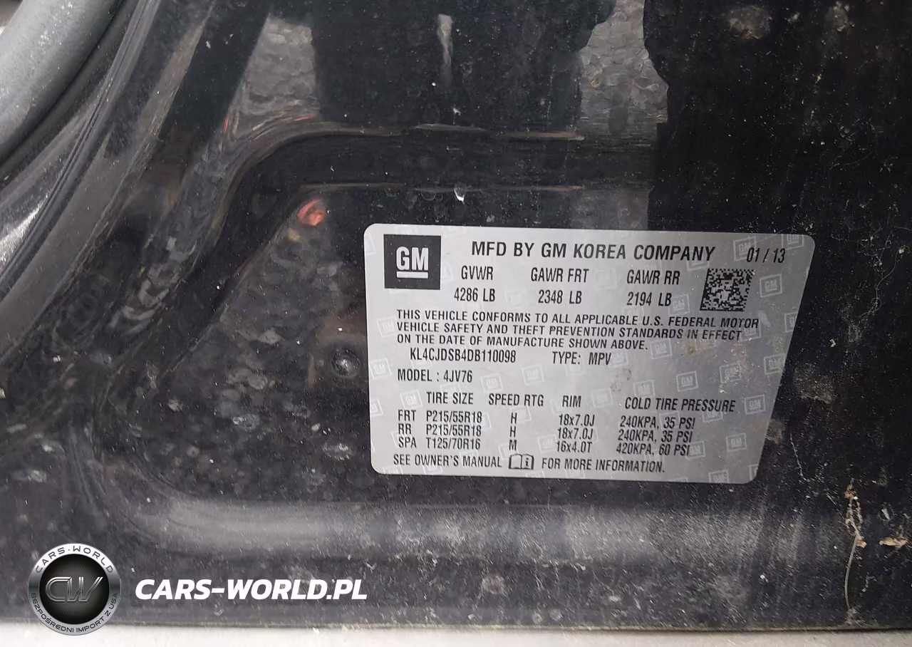 2013 Buick Encore Premium VIN:KL4CJDSB4DB110098 - 9