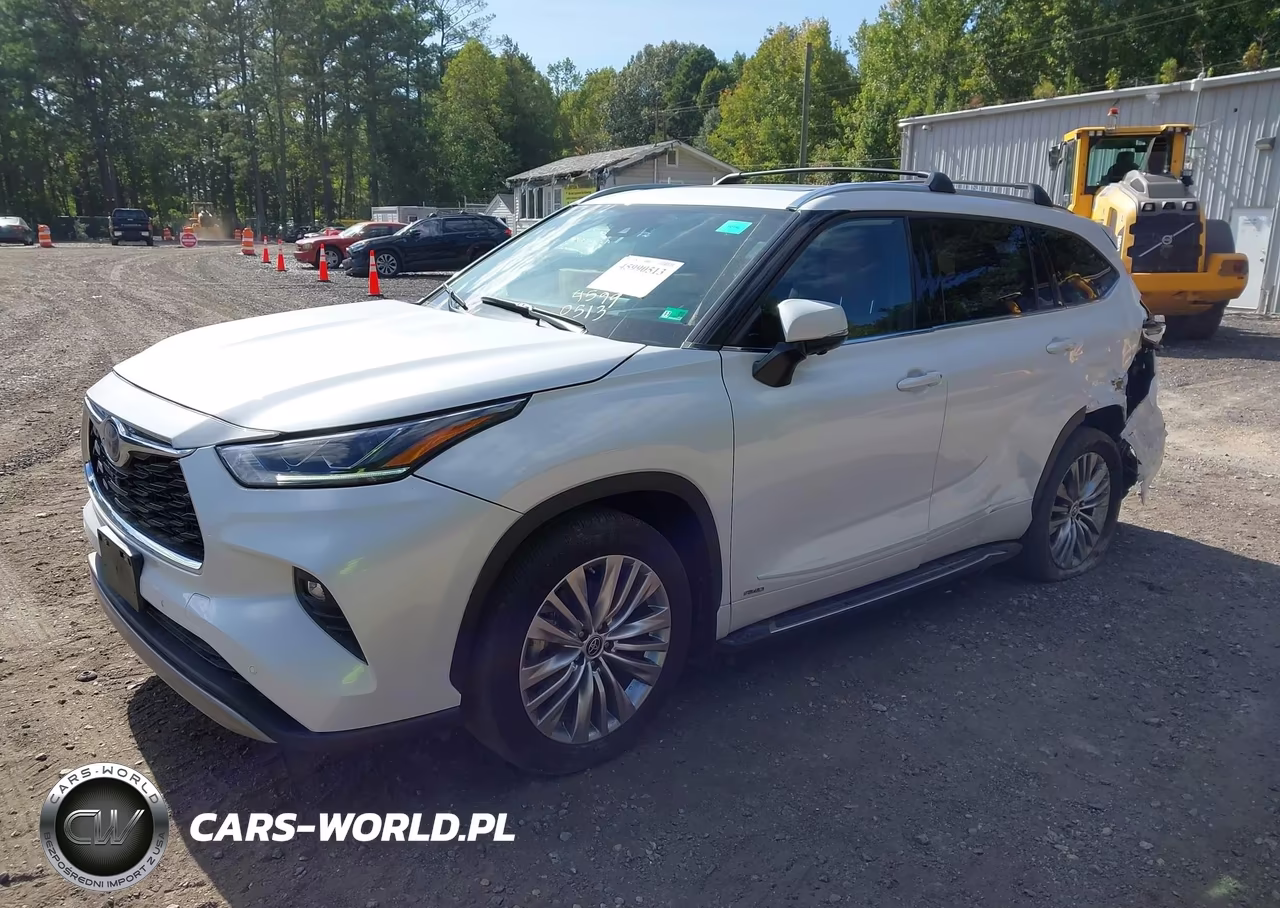 2023 Toyota Highlander Hybrid Platinum VIN:5TDEBRCH7PS580036 - 2