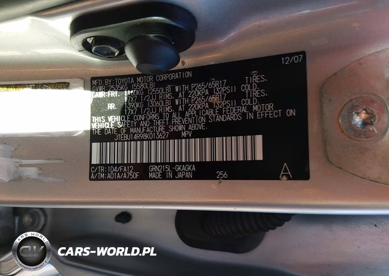 2008 Toyota 4Runner Sr5 V6 VIN:JTEBU14R98K013627 - 9