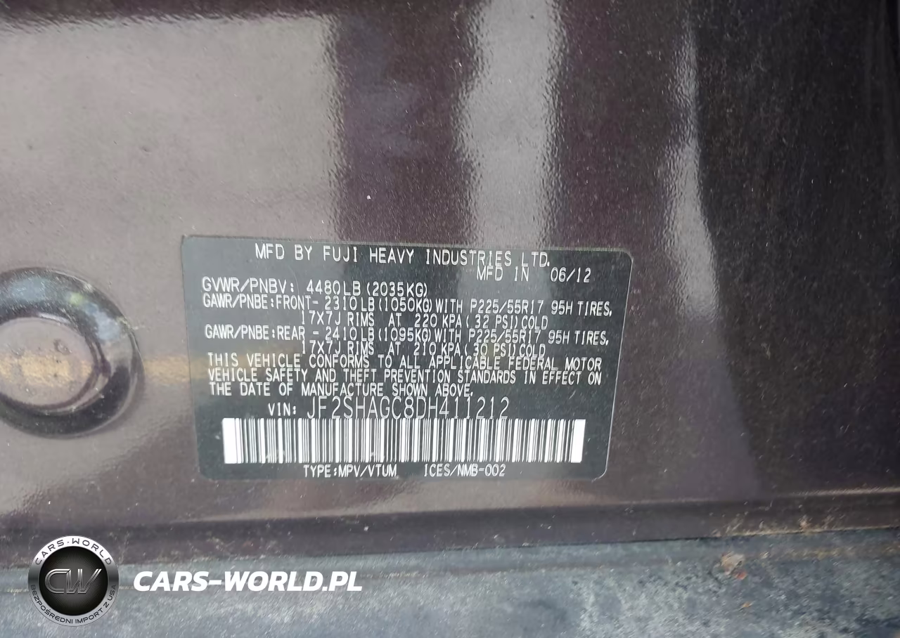 2013 Subaru Forester 2.5X Touring VIN:JF2SHAGC8DH411212 - 9