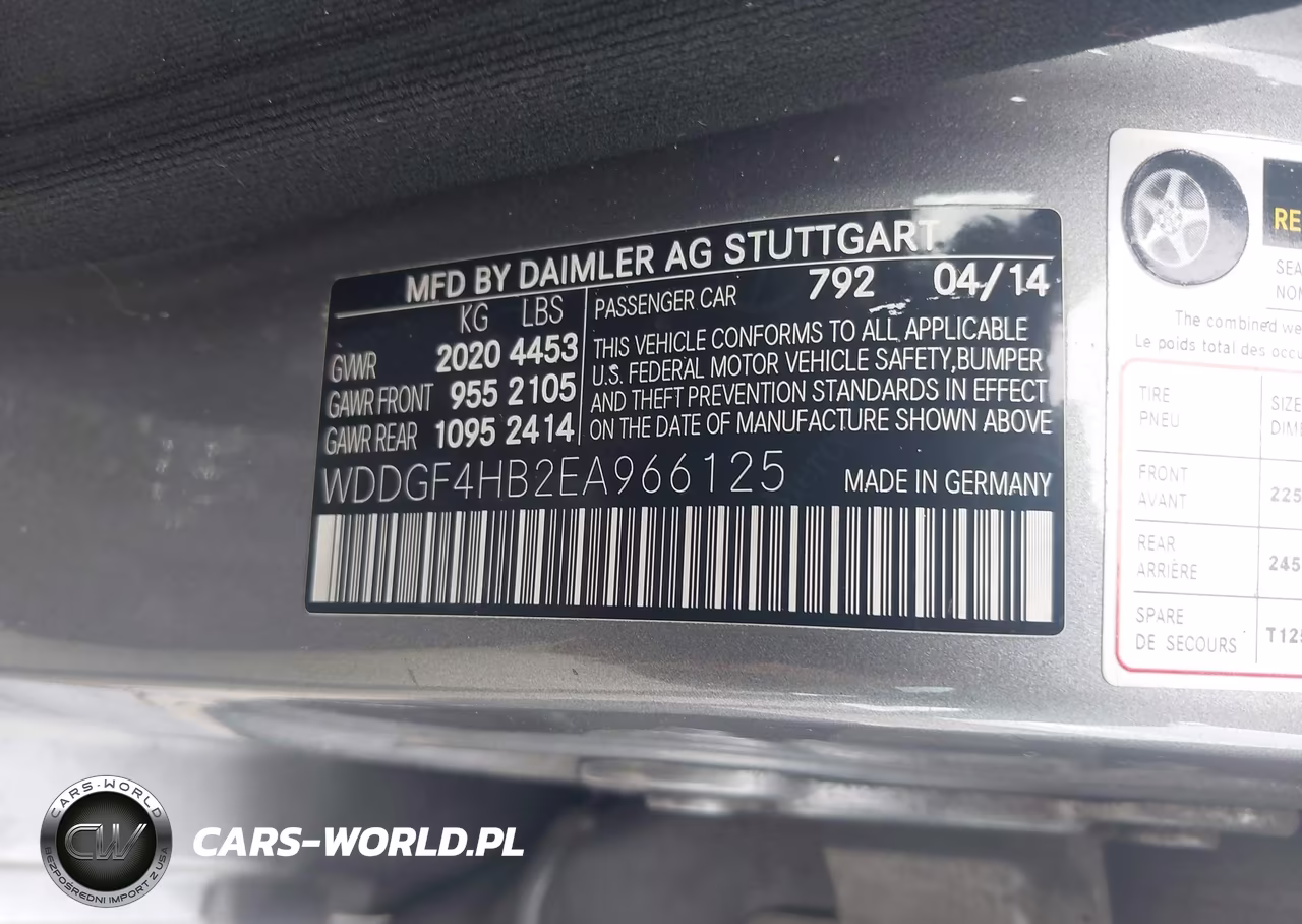 2014 Mercedes-Benz C 250 Sport VIN:WDDGF4HB2EA966125 - 9