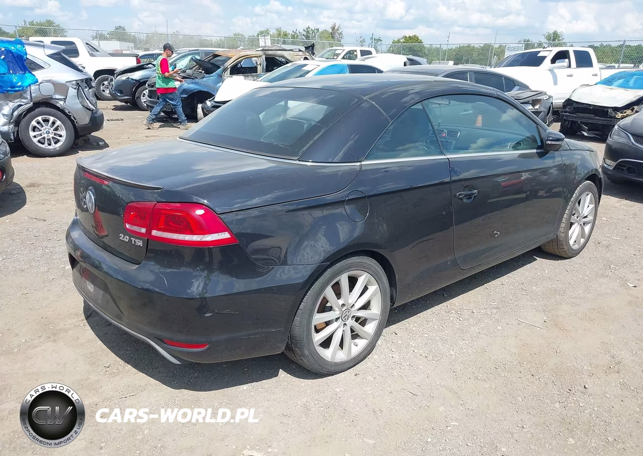 2013 Volkswagen Eos Komfort VIN:WVWBW8AH0DV004777 - 4