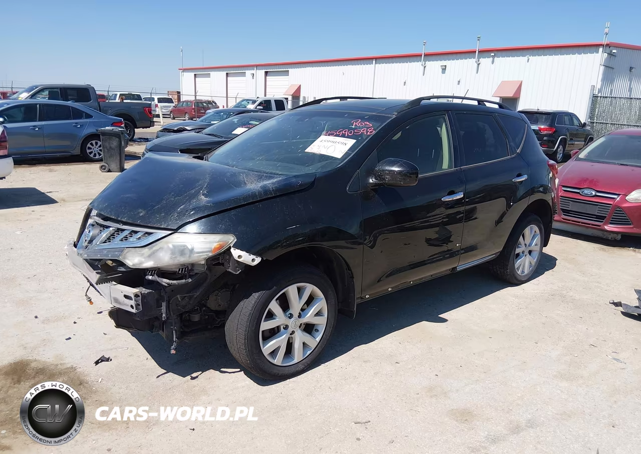 2012 Nissan Murano Sl VIN:JN8AZ1MW6CW229397 - 2
