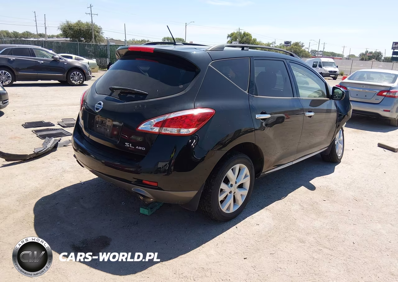 2012 Nissan Murano Sl VIN:JN8AZ1MW6CW229397 - 4