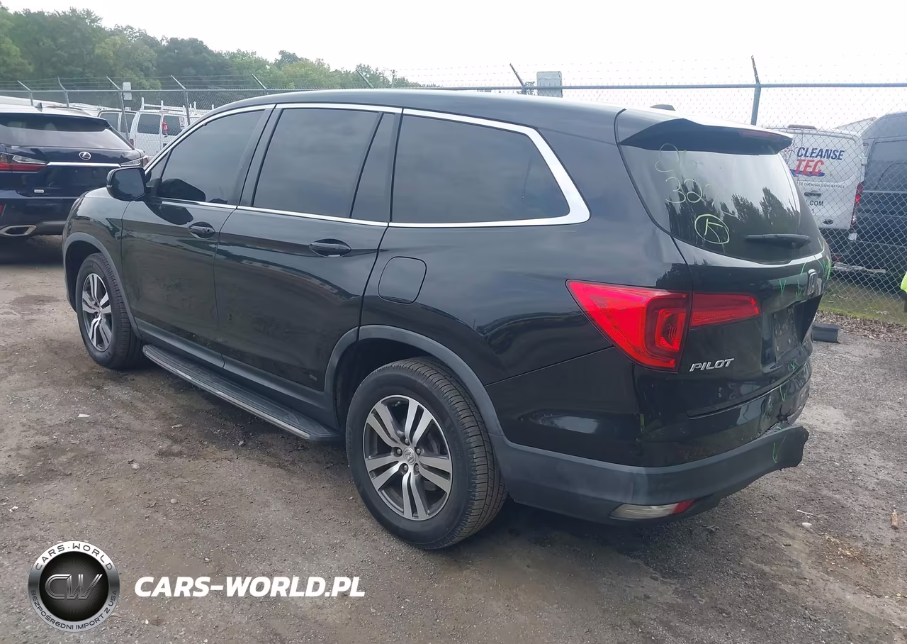 2016 Honda Pilot Ex-L VIN:5FNYF6H77GB037161 - 3