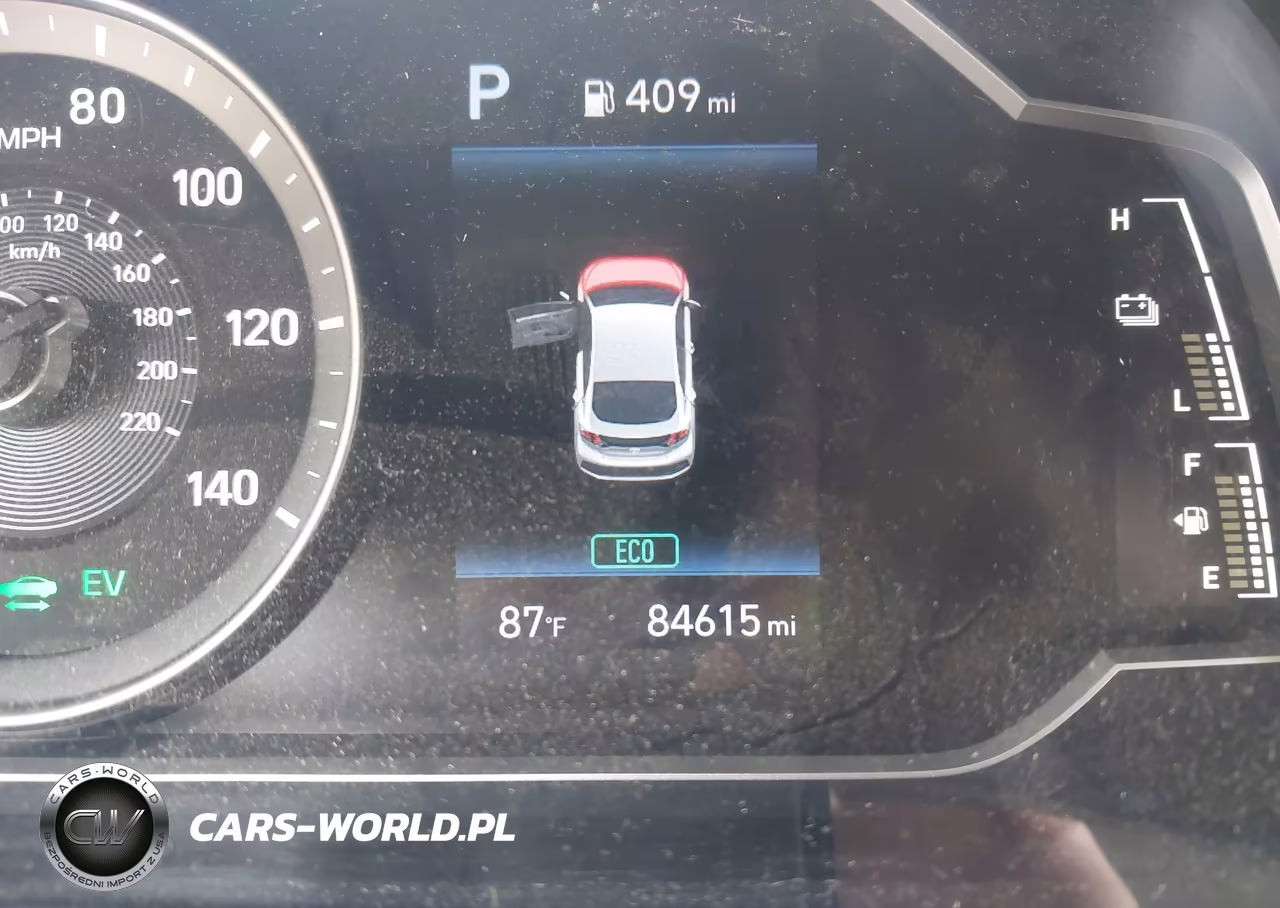2020 Hyundai Ioniq Hybrid Blue VIN:KMHC65LC3LU218120 - 17