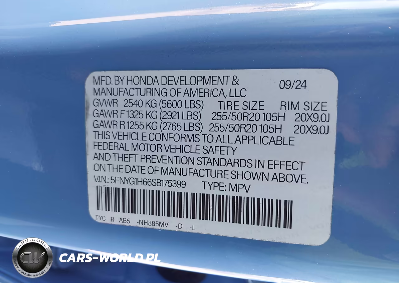 2025 Honda Pilot Trailsport VIN:5FNYG1H64SB162201 - 9