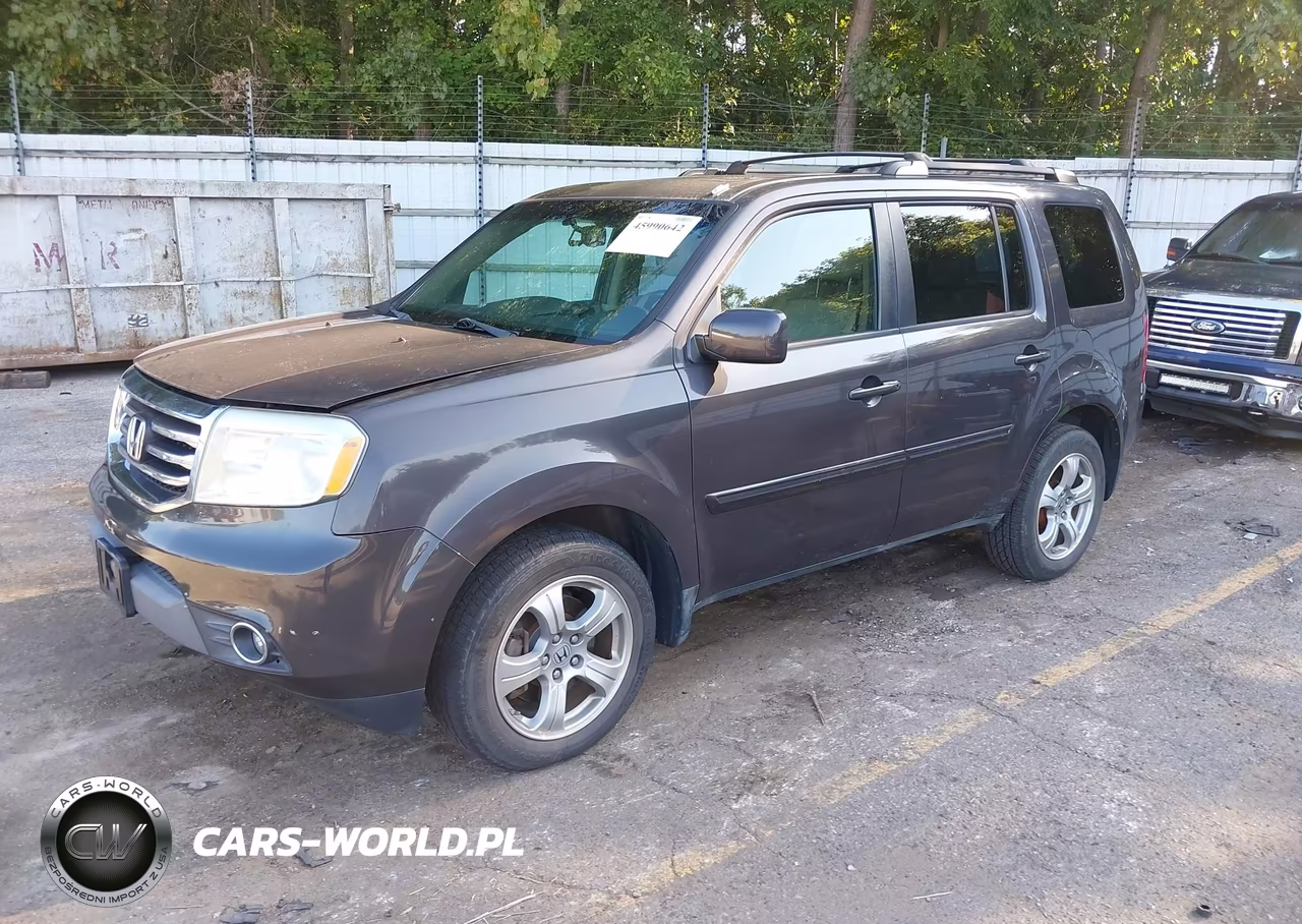 2013 Honda Pilot Ex-L VIN:5FNYF4H55DB045886 - 2