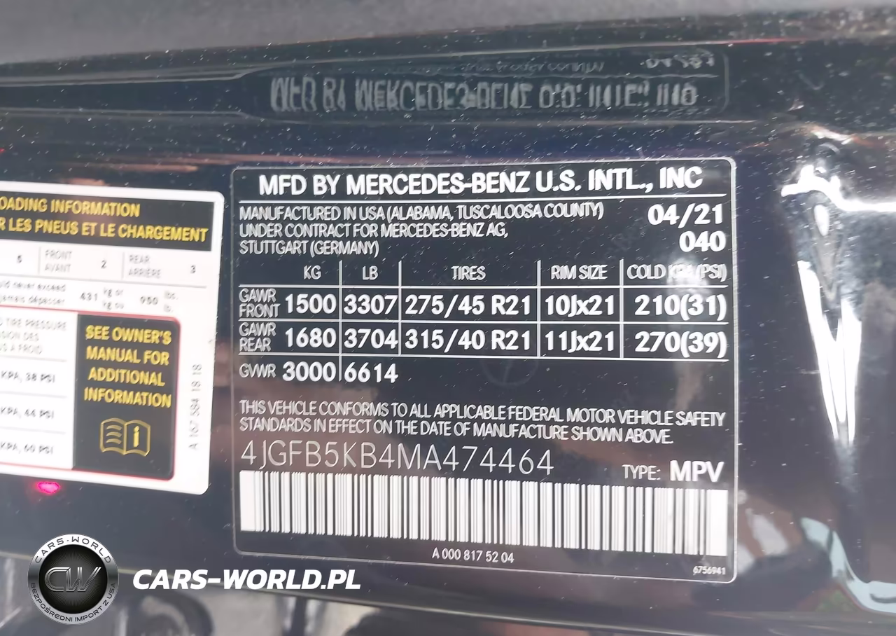 2021 Mercedes-Benz Gle 450 4Matic VIN:4JGFB5KB4MA474464 - 9