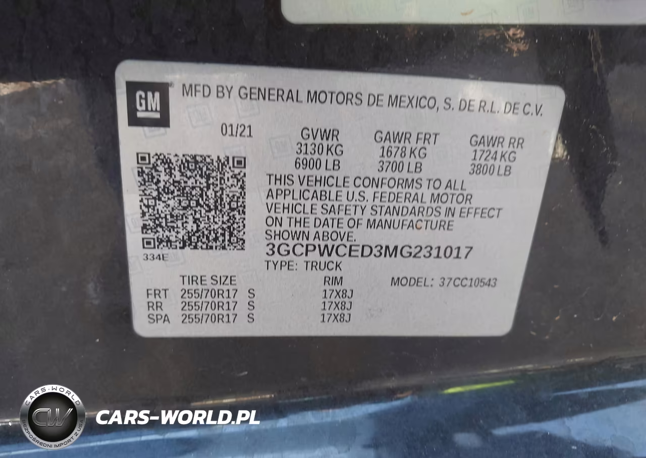 2021 Chevrolet Silverado 1500 2Wd Short Bed Lt VIN:3GCPWCED3MG231017 - 9
