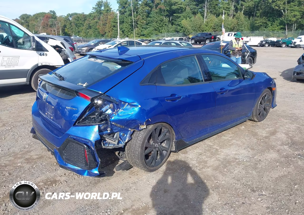 2018 Honda Civic Sport VIN:SHHFK7G47JU229718 - 4