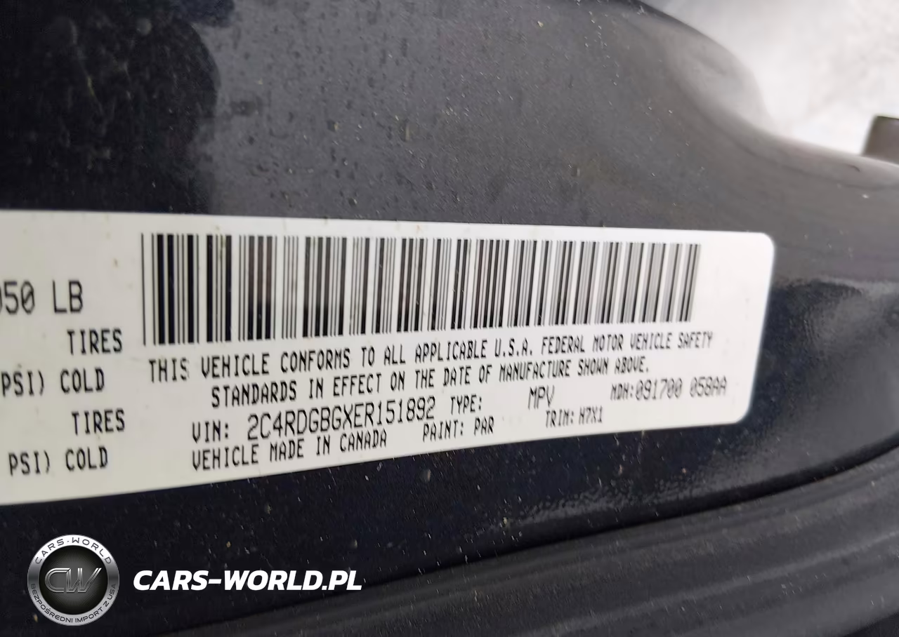 2014 Dodge Grand Caravan Se VIN:2C4RDGBGXER151892 - 9