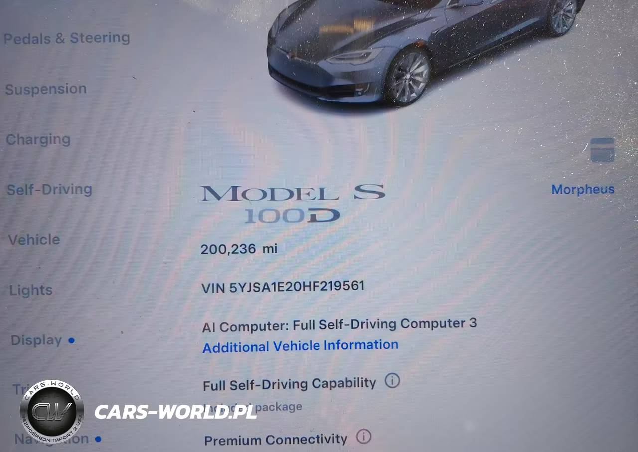 2017 Tesla Model S 100D-60D-75D-90D-P100D VIN:5YJSA1E20HF219561 - 7
