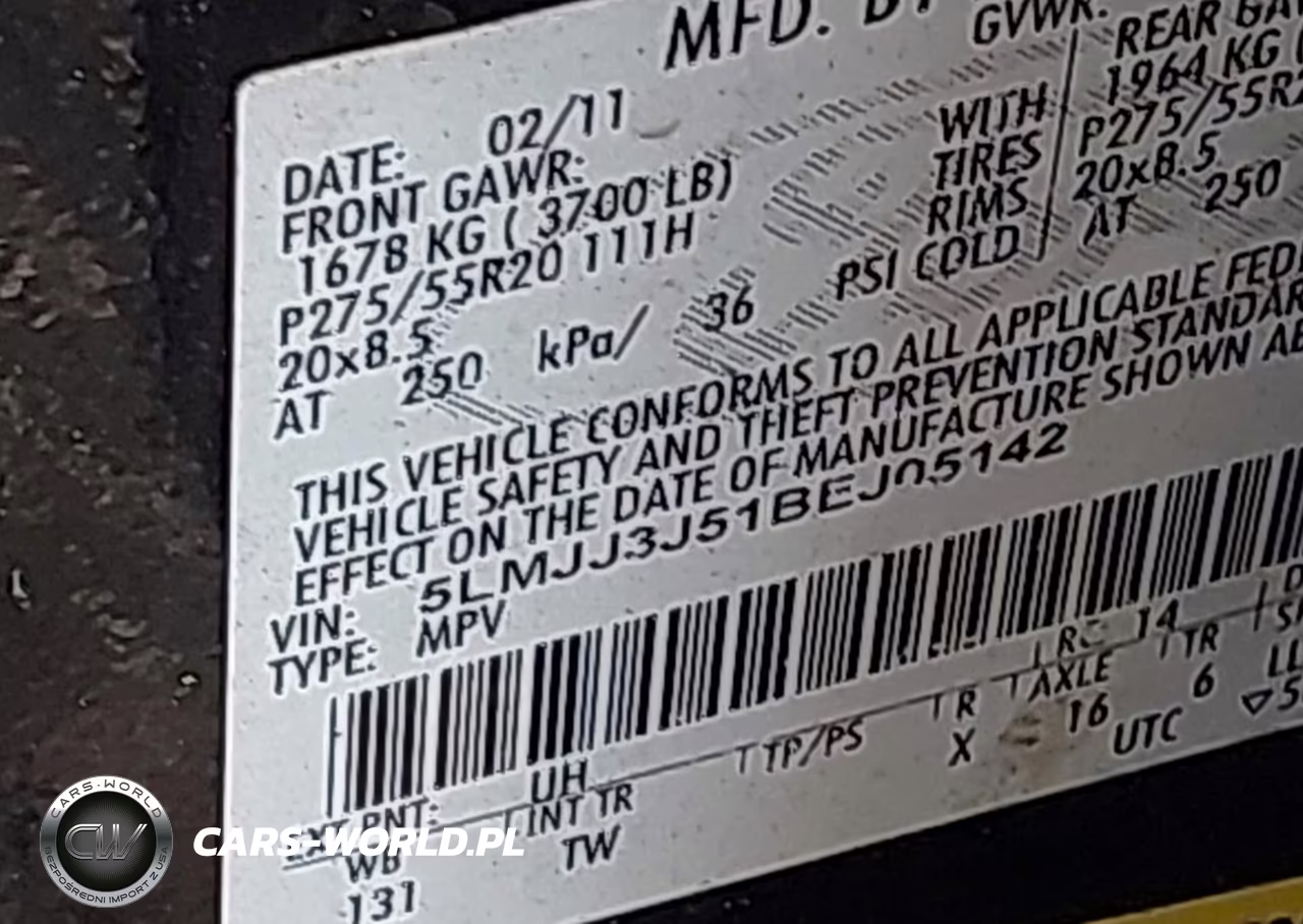 2011 Lincoln Navigator L VIN:5LMJJ3J51BEJ05142 - 9