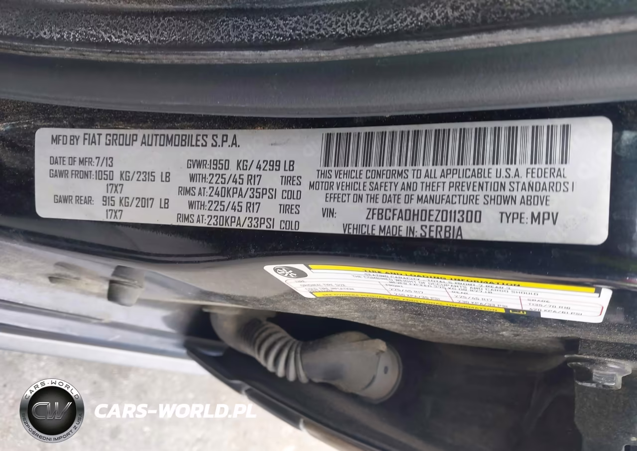 2014 Fiat 500L Trekking VIN:ZFBCFADH0EZ011300 - 9