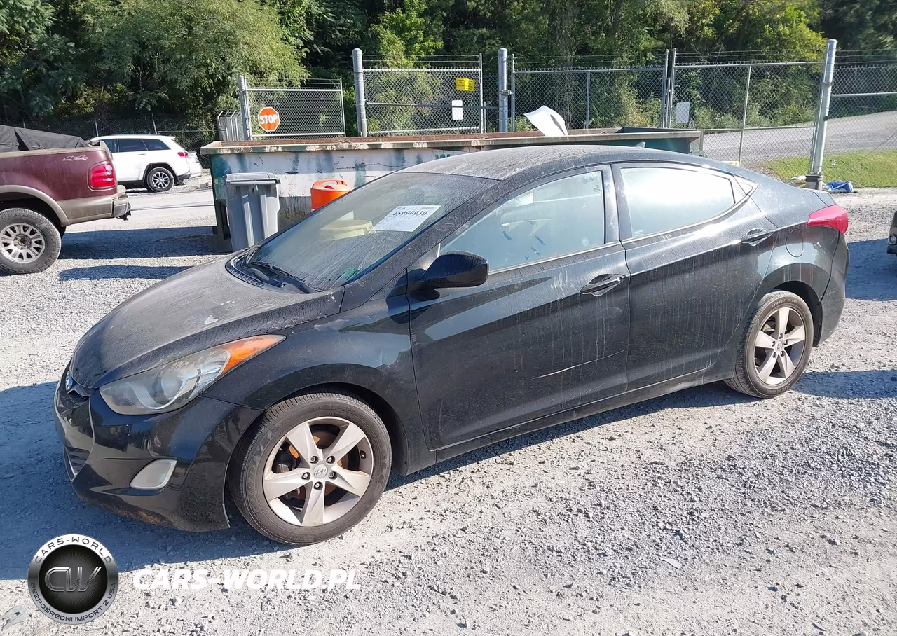 2013 Hyundai Elantra Gls VIN:5NPDH4AE4DH198425 - 2