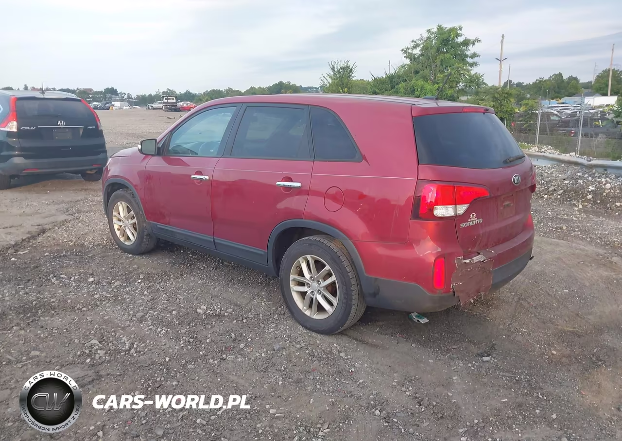 2015 Kia Sorento Lx VIN:5XYKT3A61FG625904 - 3