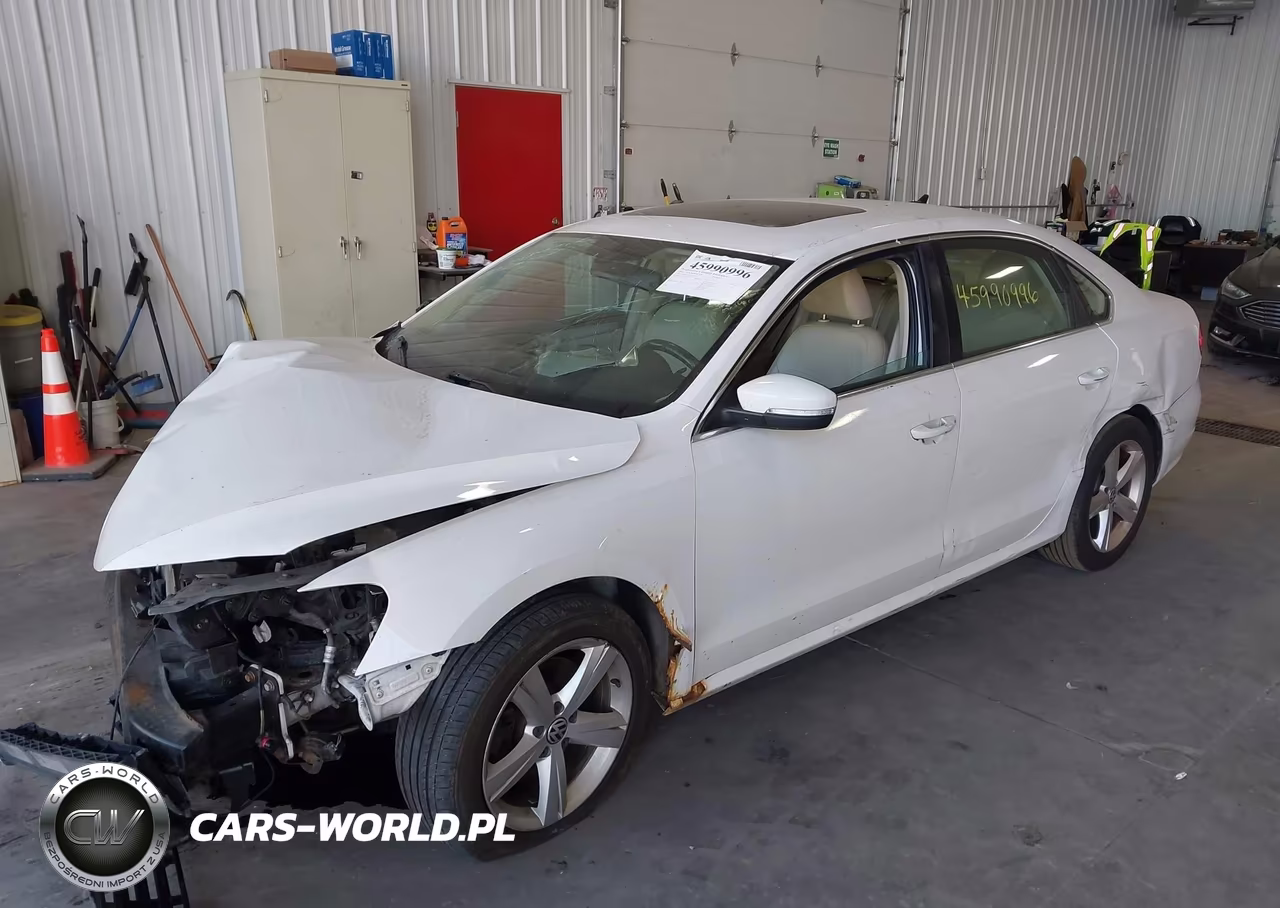2012 Volkswagen Passat 2.5L Se VIN:1VWBP7A33CC071425 - 2
