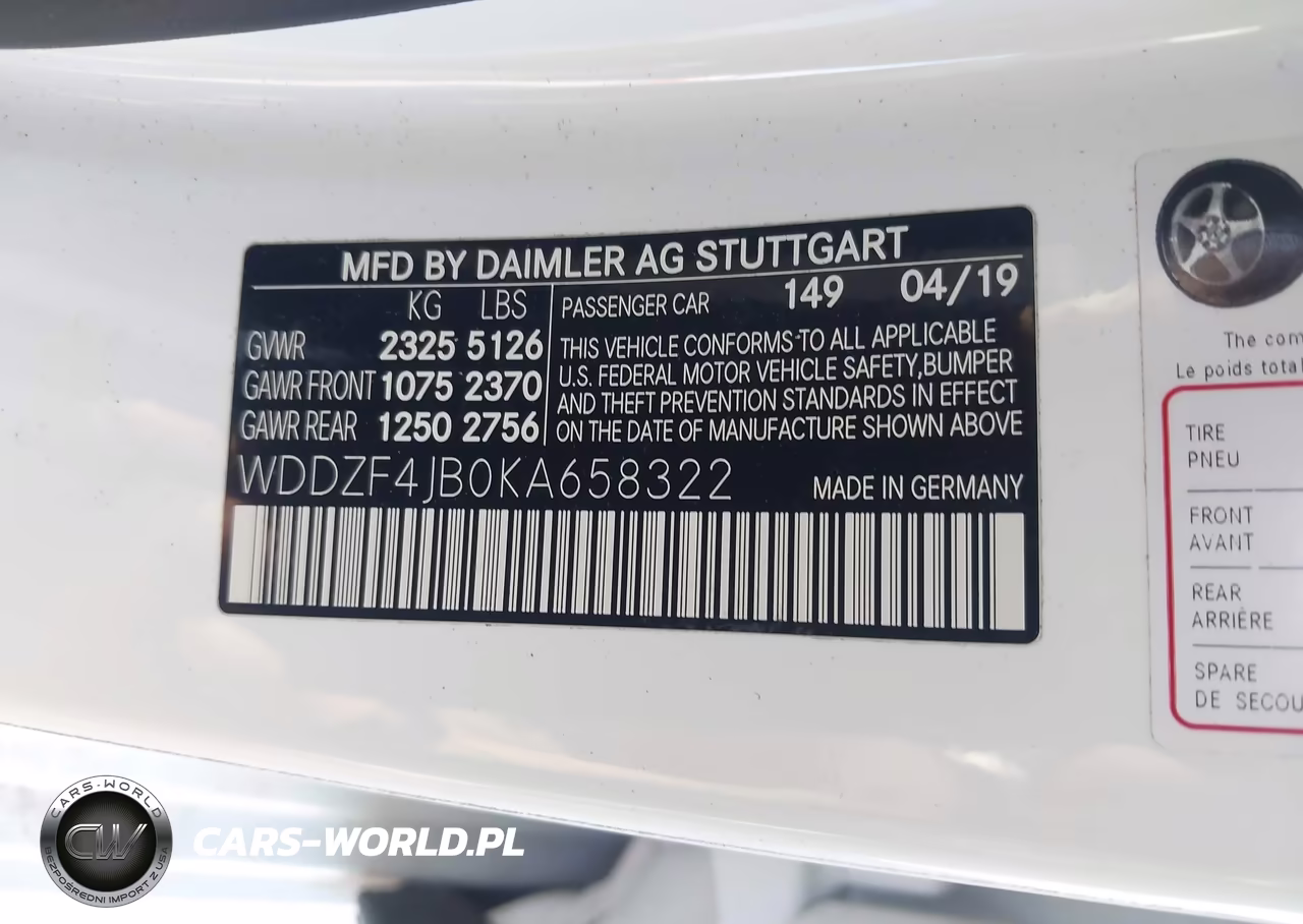 2019 Mercedes-Benz E 300 VIN:WDDZF4JB0KA658322 - 9
