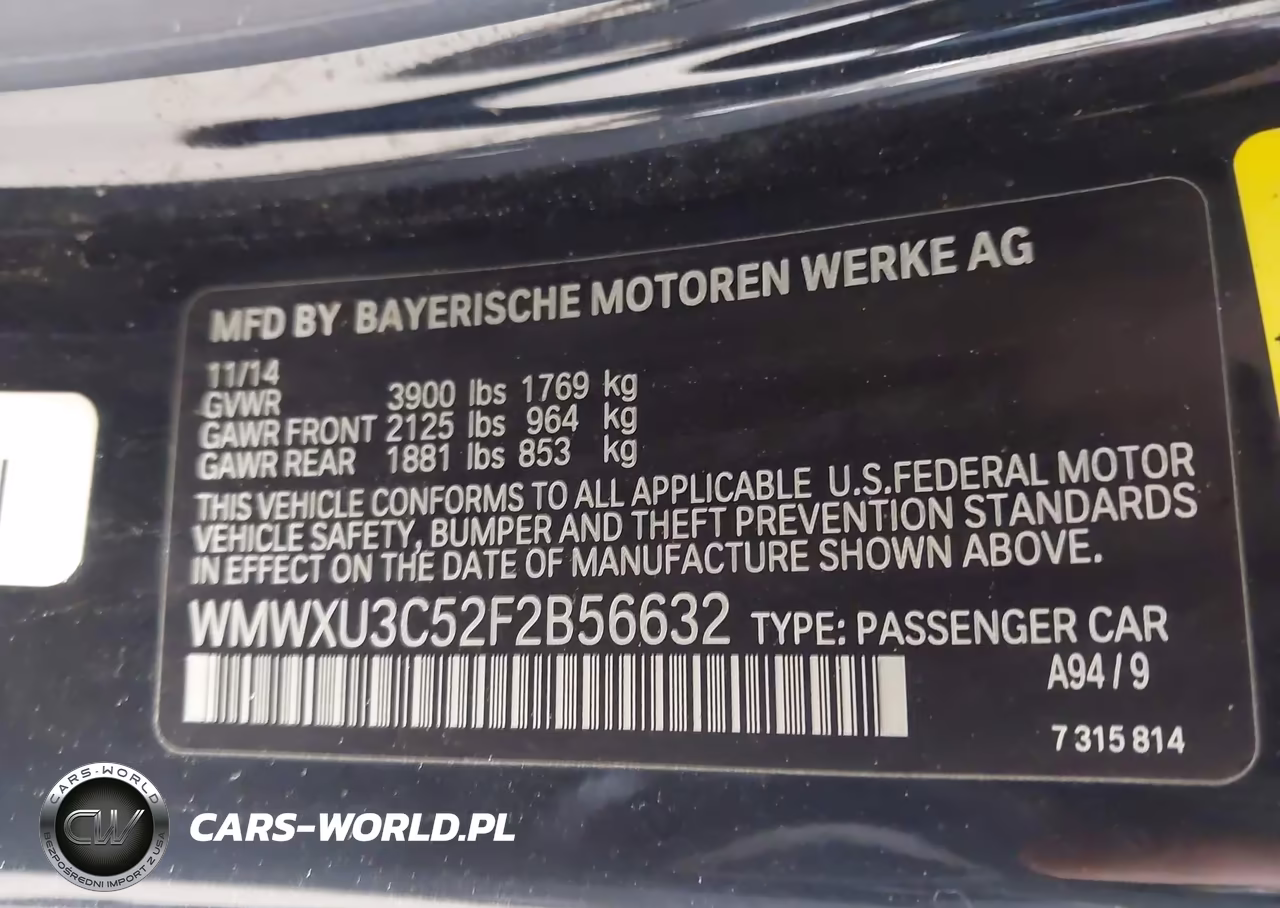 2015 Mini Hardtop Cooper S VIN:WMWXU3C52F2B56632 - 9