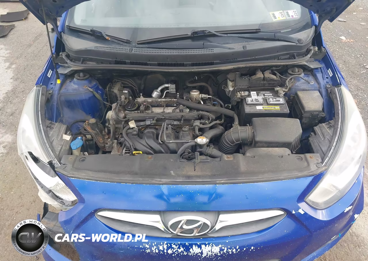 2013 Hyundai Accent Gls VIN:KMHCT4AE3DU581512 - 10