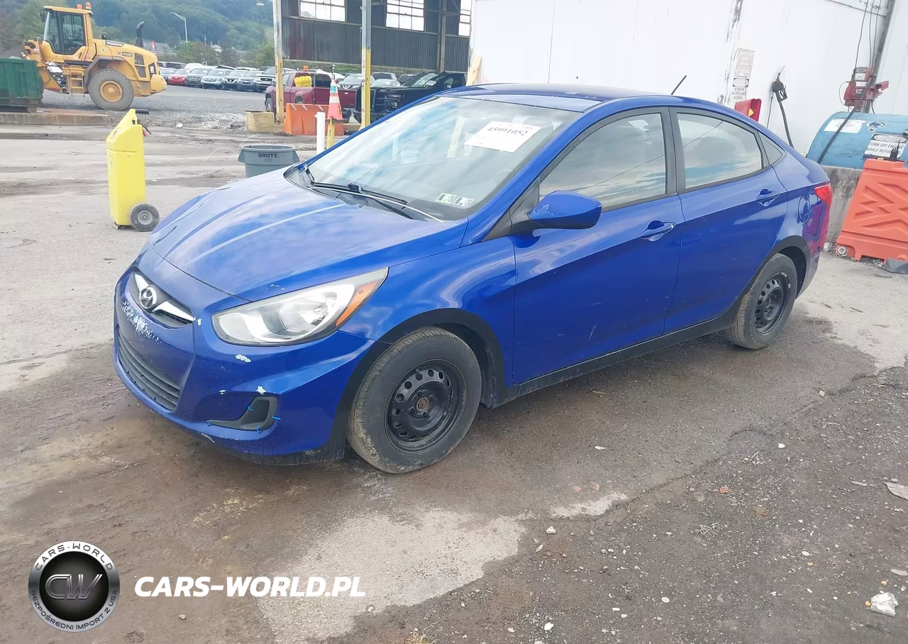 2013 Hyundai Accent Gls VIN:KMHCT4AE3DU581512 - 2