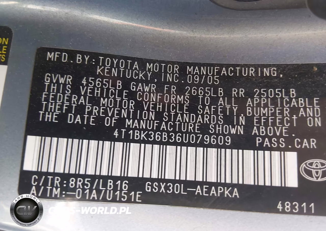 2006 Toyota Avalon Limited VIN:4T1BK36B36U079609 - 9