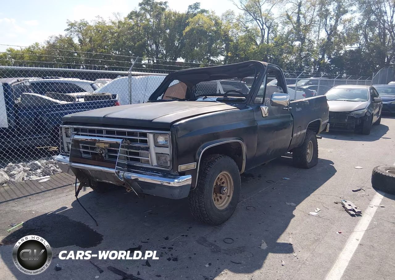 1986 Chevrolet K10 VIN:1GCEK14H3GF378259 - 2