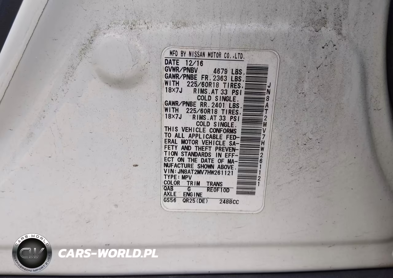 2017 Nissan Rogue Sl VIN:JN8AT2MV7HW261121 - 9