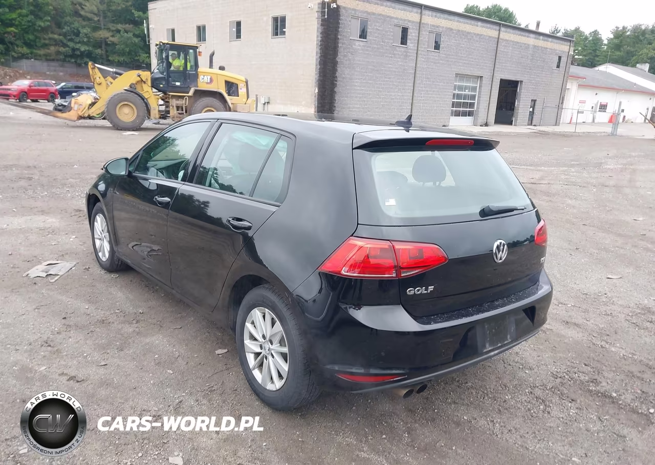 2015 Volkswagen Golf Tsi S 4-Door VIN:3VW217AU3FM080865 - 3