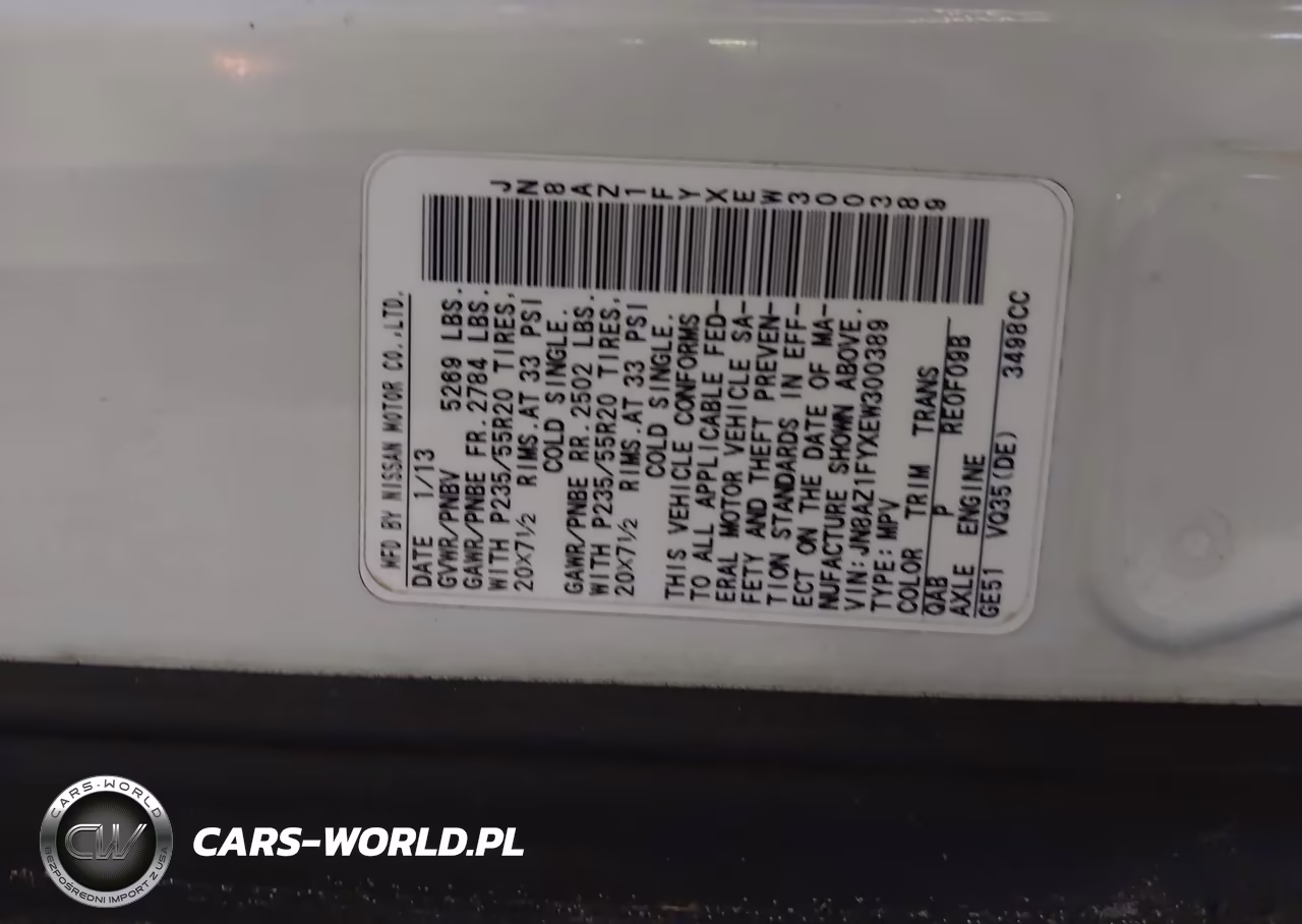 2014 Nissan Murano Crosscabriolet VIN:JN8AZ1FYXEW300389 - 9