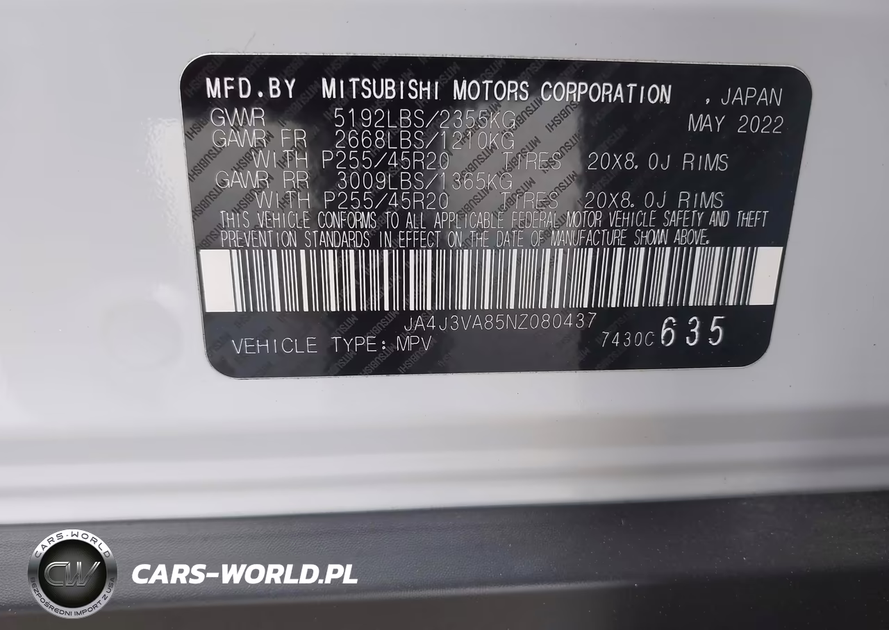 2022 Mitsubishi Outlander Sel Special Edition 2Wd VIN:JA4J3VA85NZ080437 - 9