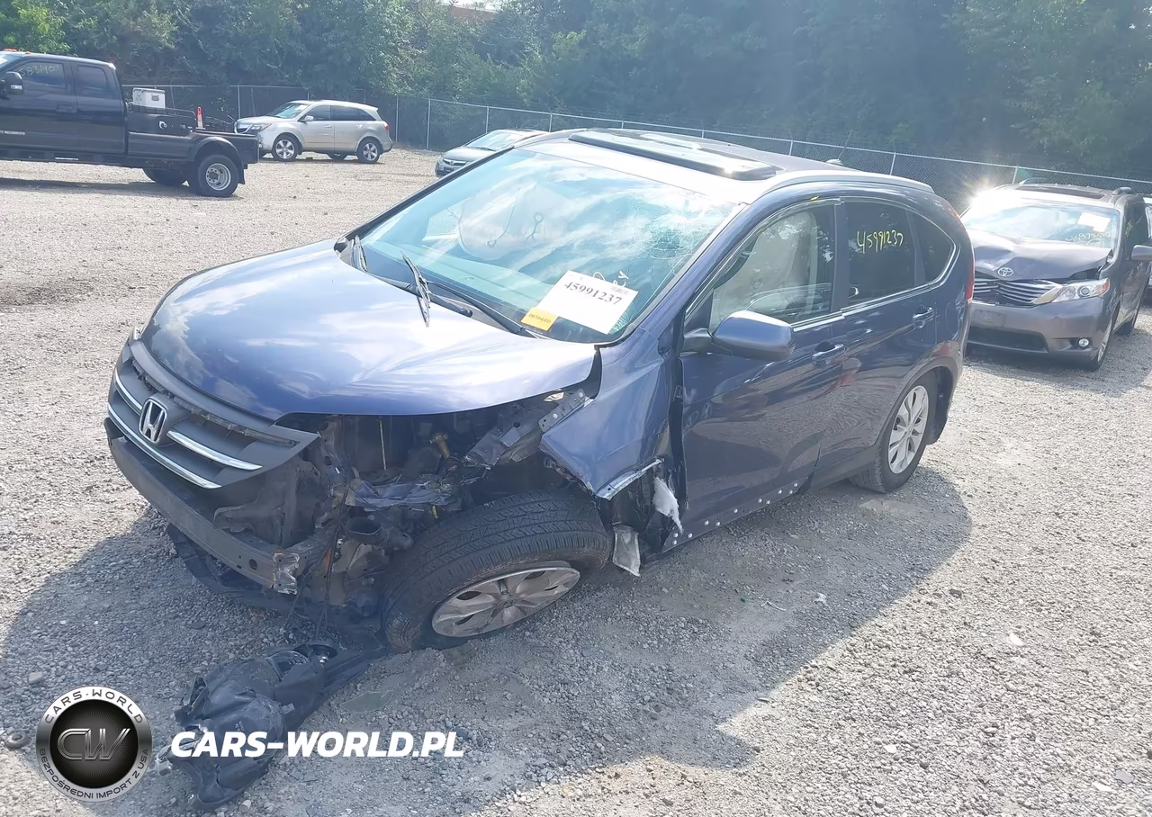 2012 Honda Cr-V Ex-L VIN:5J6RM3H7XCL012278 - 2