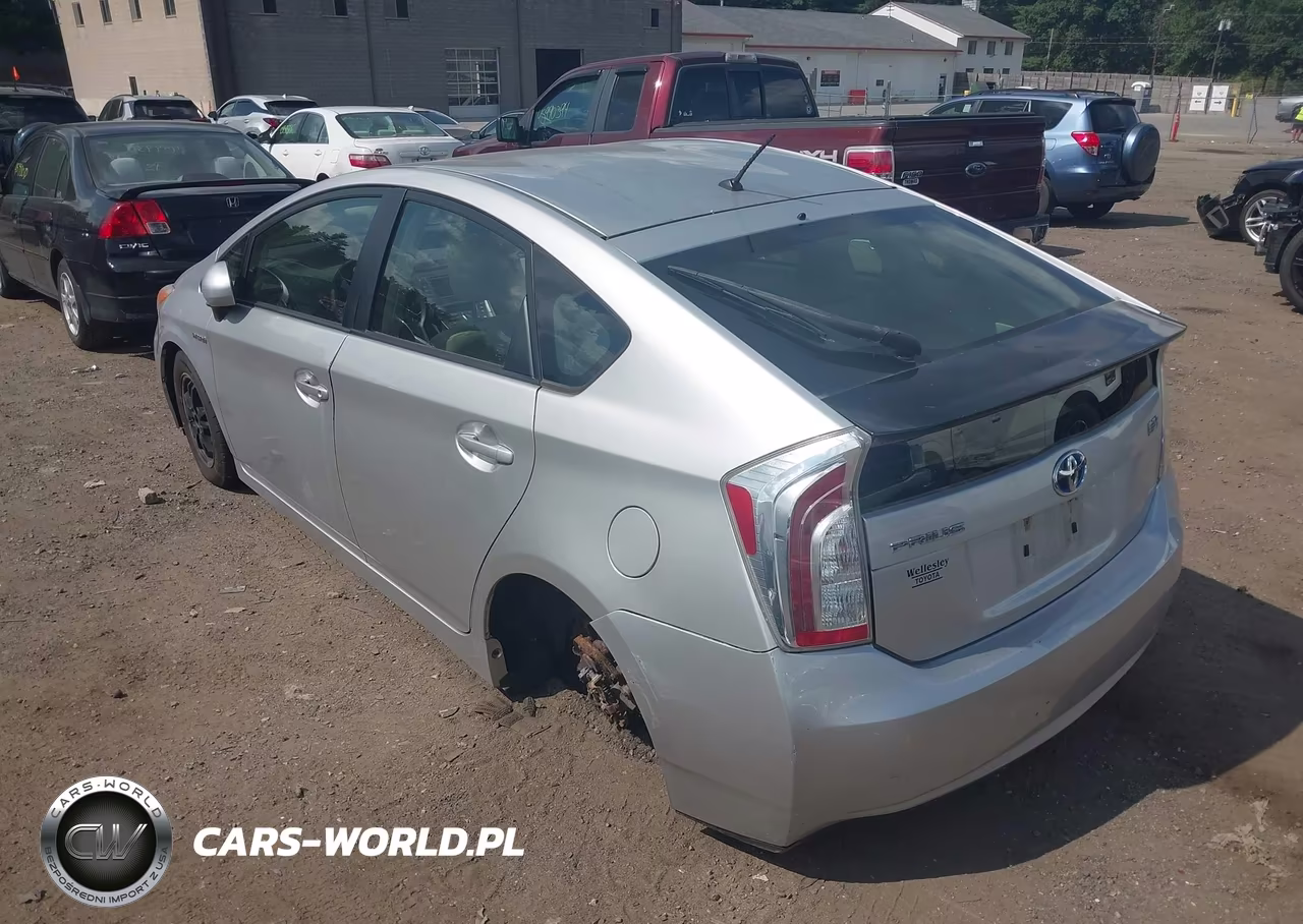 2012 Toyota Prius Two VIN:JTDKN3DUXC1605943 - 3