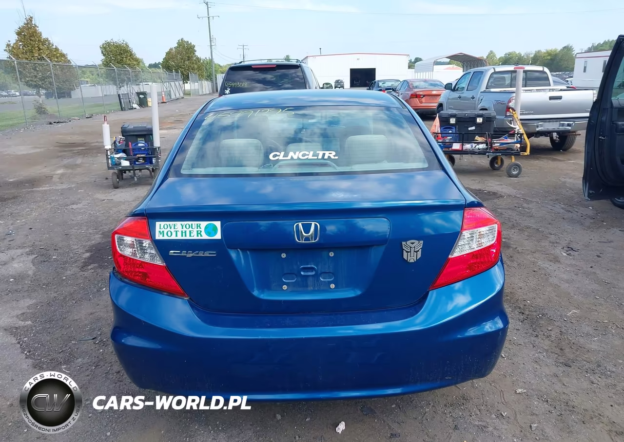 2012 Honda Civic Lx VIN:2HGFB2F59CH542024 - 16