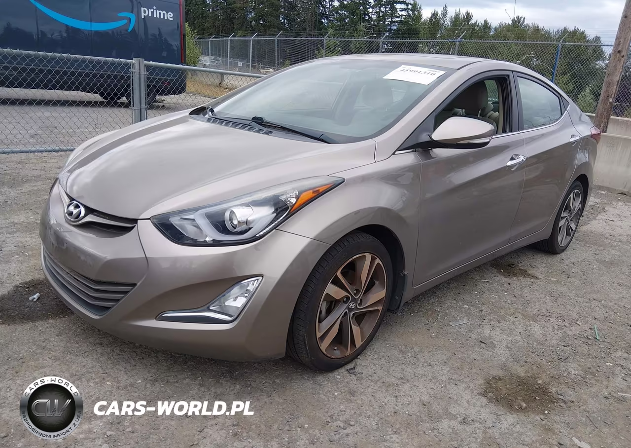 2014 Hyundai Elantra Limited VIN:5NPDH4AE1EH538924 - 2