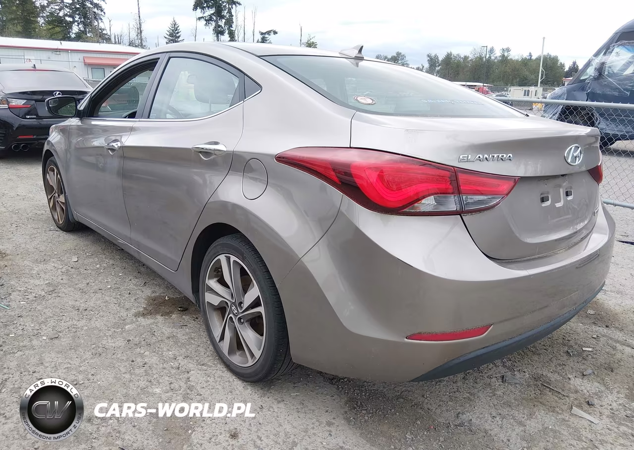 2014 Hyundai Elantra Limited VIN:5NPDH4AE1EH538924 - 3
