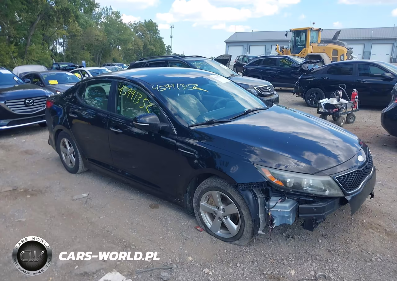 2014 Kia Optima Lx VIN:5XXGM4A70EG292387 - 1