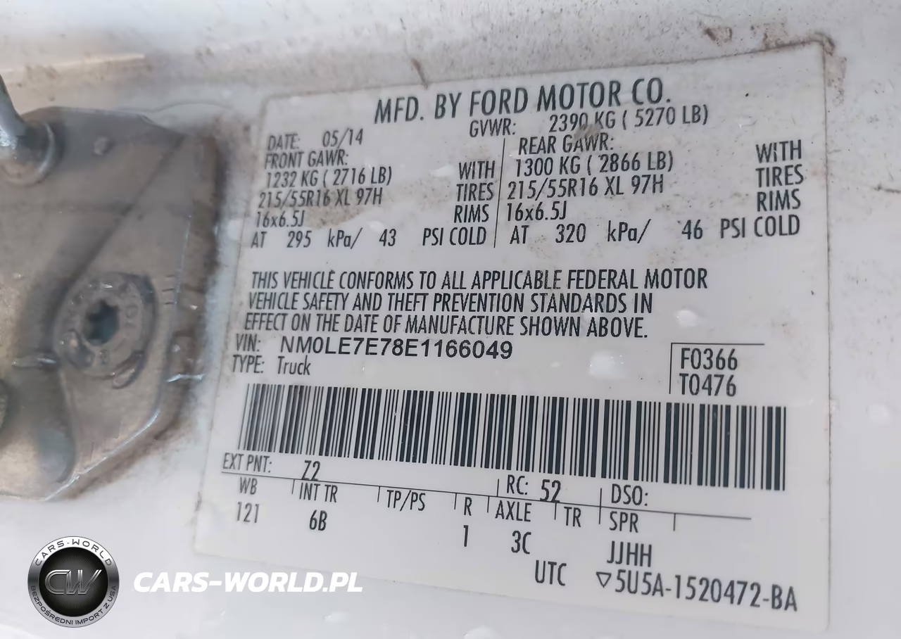 2014 Ford Transit Connect Xl VIN:NM0LE7E78E1166049 - 9