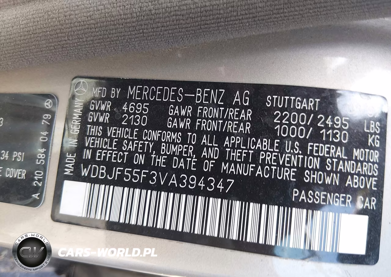 1997 Mercedes-Benz E 320 VIN:WDBJF55F3VA394347 - 9