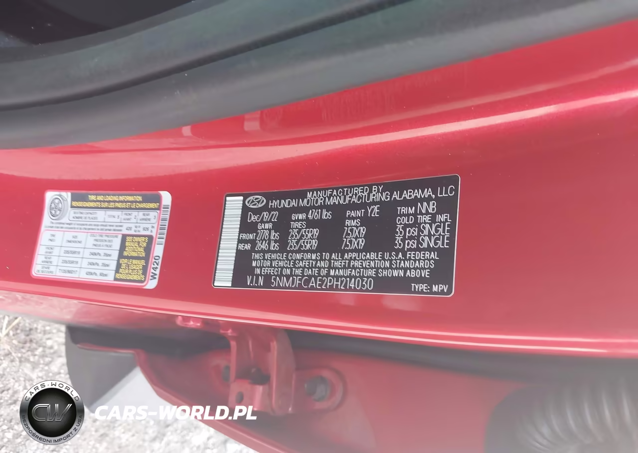 2023 Hyundai Tucson Sel VIN:5NMJFCAE2PH214030 - 9