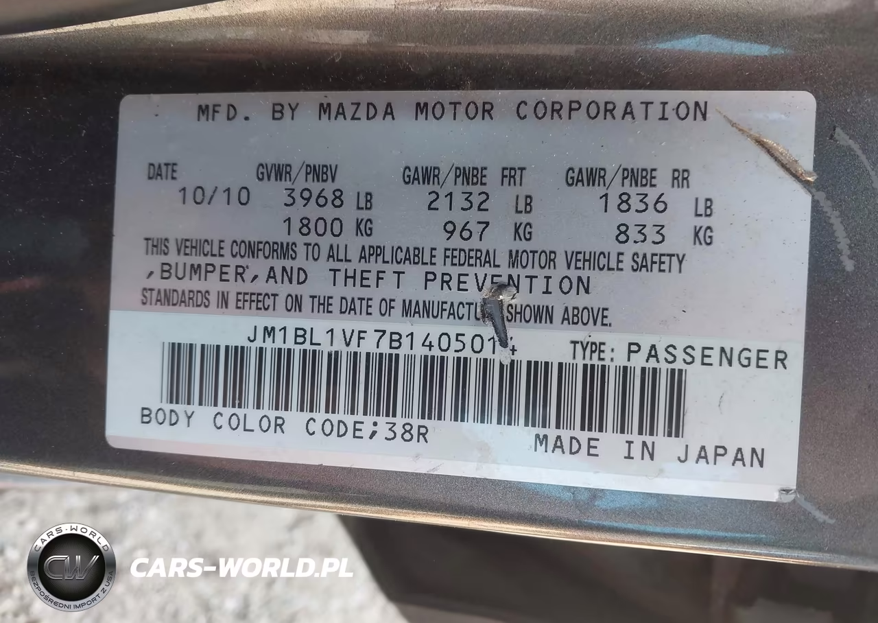 2011 Mazda Mazda3 I Touring VIN:JM1BL1VF7B1405014 - 9
